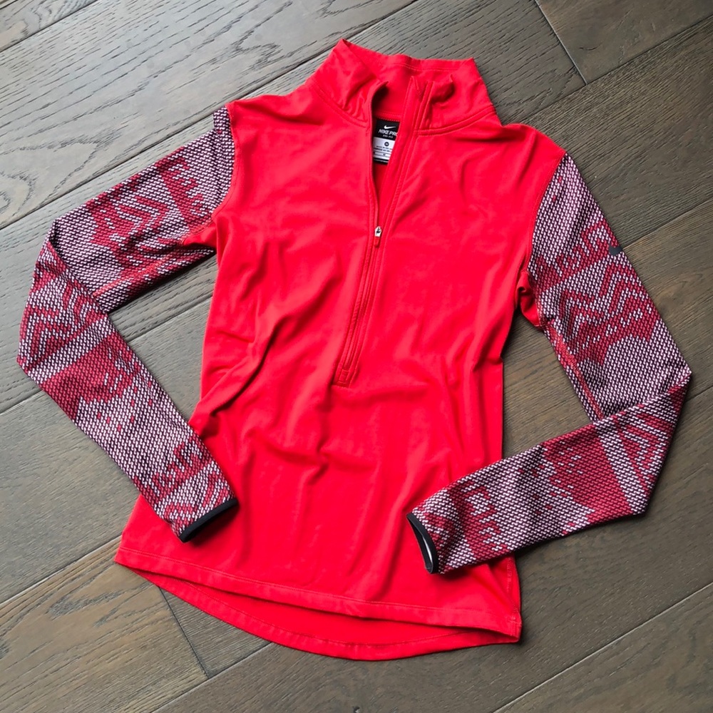 Women’s Nike Dri-Fit 1/2 Zip Top - Picture 1 of 4